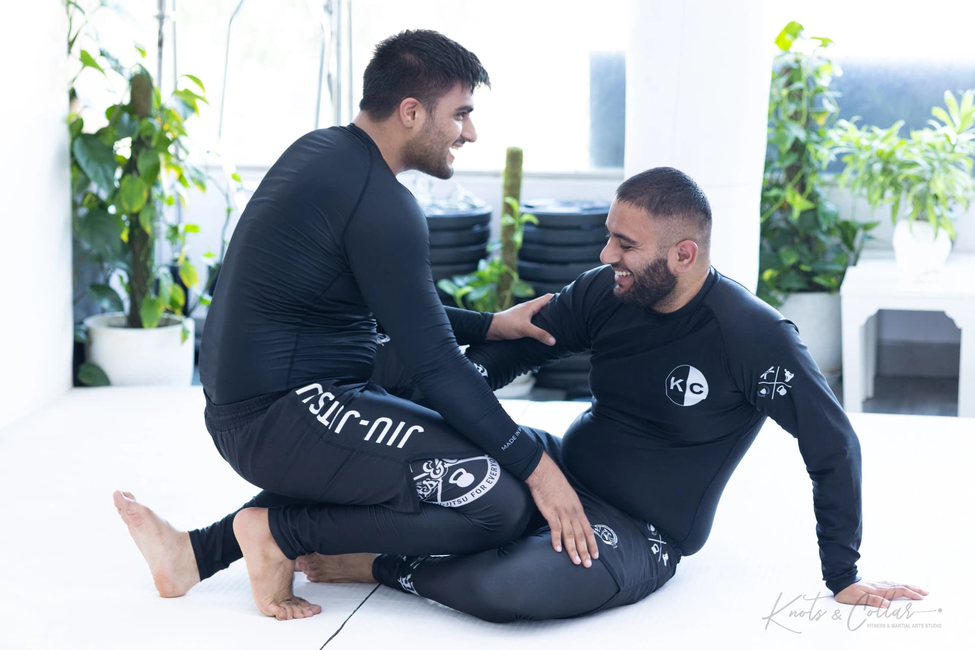 A no-gi jiu-jitsu class at Knots & Collar, Defence Colony, New Delhi
