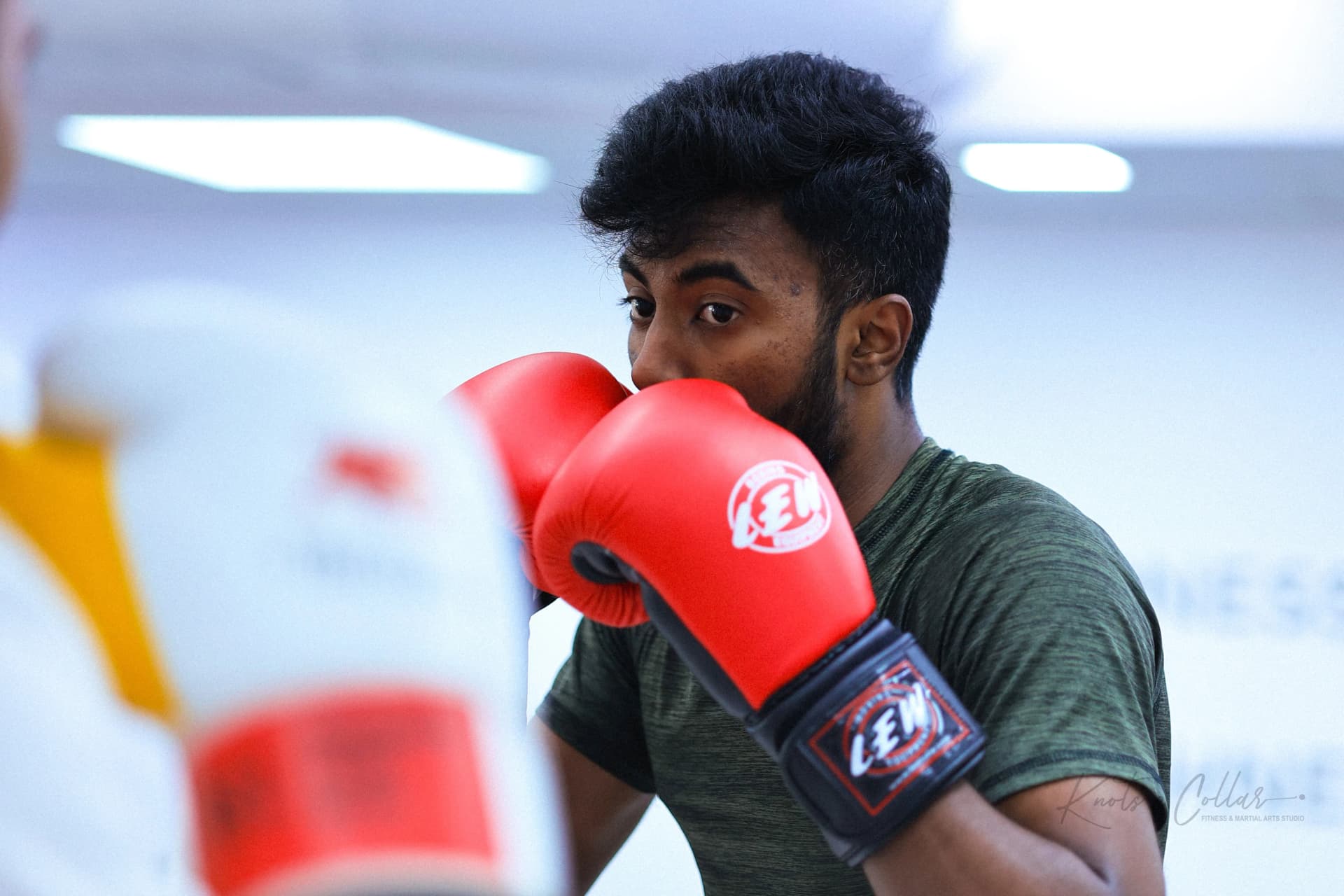 Kickboxing and striking training at Knots & Collar, Defence Colony, New Delhi